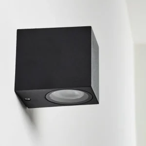 hofstein Applique murale d'extérieur Nordborg LED Noir, 1 lumière* Lampes Modernes