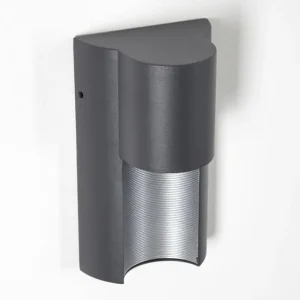 hofstein Applique murale d'extérieur Bormio Gris, Argenté, 1 lumière* Lampes Modernes