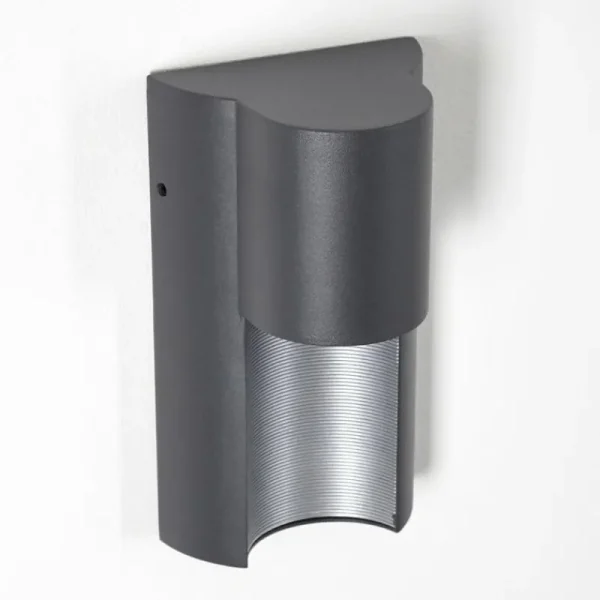 hofstein Applique murale d'extérieur Bormio Gris, Argenté, 1 lumière* Lampes Modernes
