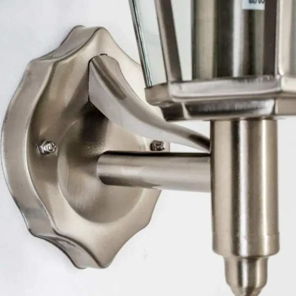 hofstein Applique murale d'extérieur Moskau Acier inoxydable, 1 lumière* Lampes Modernes