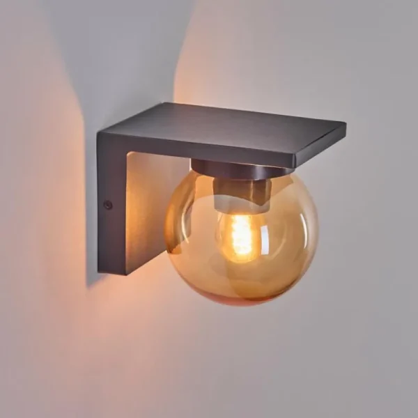 hofstein Applique murale d'extérieur Aquin Anthracite, 1 lumière* Lampes Modernes