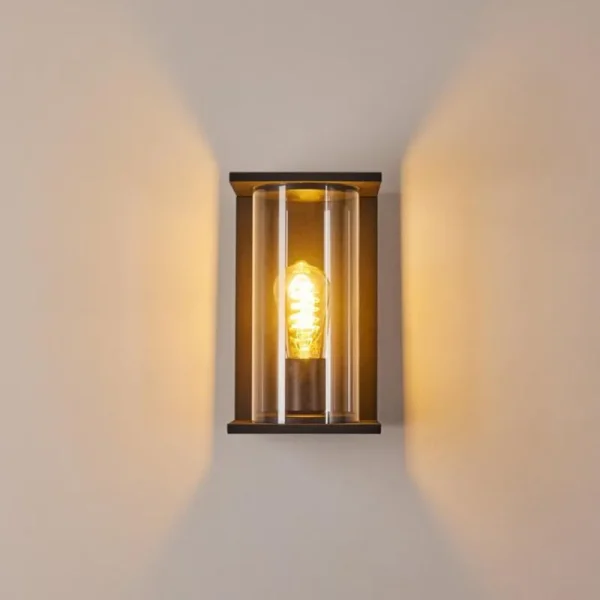 hofstein Applique murale d'extérieur Lesotho Noir, 1 lumière* Lampes Modernes