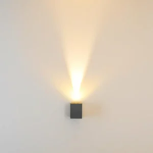 hofstein Applique murale d'extérieur Orsa LED Gris, 2 lumières* Lampes Modernes