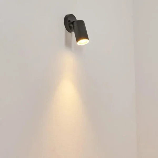 hofstein Applique murale d'extérieur Bessiebelle Noir, 1 lumière* Lampes Modernes