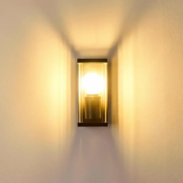 hofstein Applique murale d'extérieur Skeldegaard Noir, 1 lumière* Lampes Modernes