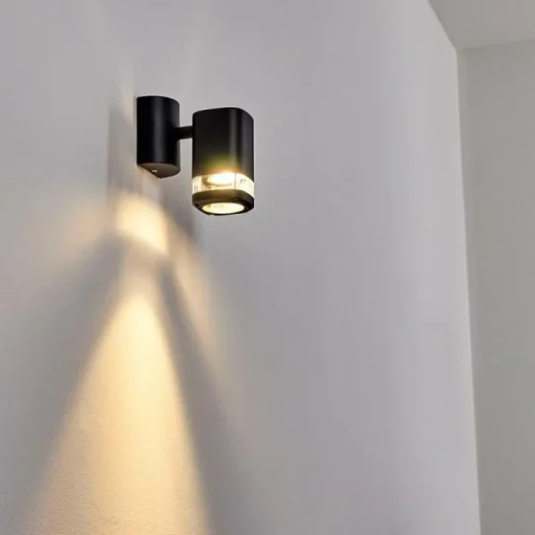 hofstein Applique murale d'extérieur Corneda Noir, 1 lumière* Lampes Modernes