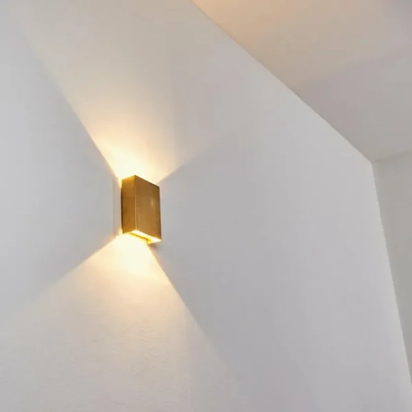 hofstein Applique murale d'extérieur Benin LED Laiton, 1 lumière* Lampes Modernes