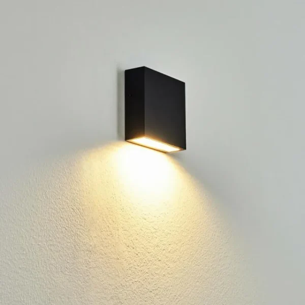 hofstein Applique murale d'extérieur Spidern LED Noir, Blanc, 1 lumière* Lampes Modernes