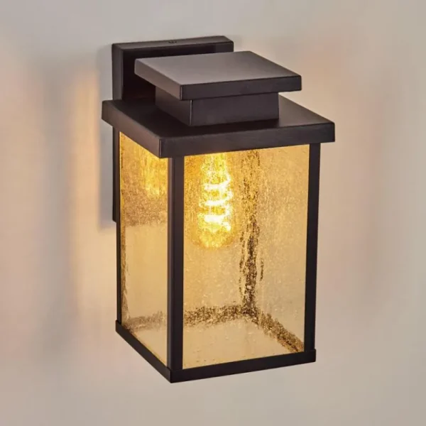 hofstein Applique murale d'extérieur Tieva Noir, 1 lumière* Lampes Modernes