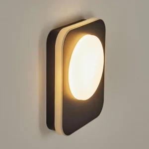 hofstein Applique murale d'extérieur Haga LED Noir, 1 lumière* Lampes Modernes