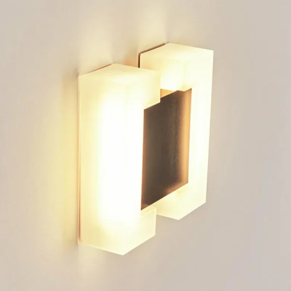 hofstein Applique murale d'extérieur Zoppola LED Anthracite, Blanc, 2 lumières* Lampes Modernes