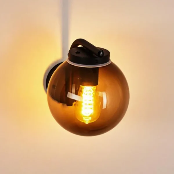 hofstein Applique murale d'extérieur Rombotten Noir, 1 lumière* Lampes Modernes