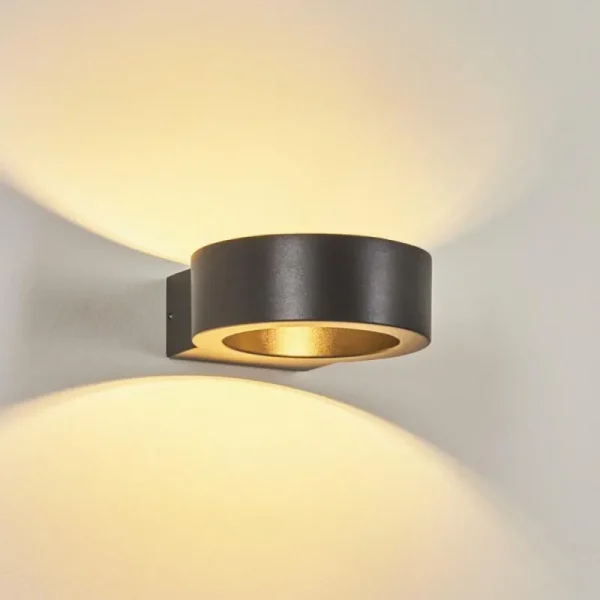hofstein Applique murale d'extérieur Azervadinha LED Noir, 1 lumière* Lampes Modernes