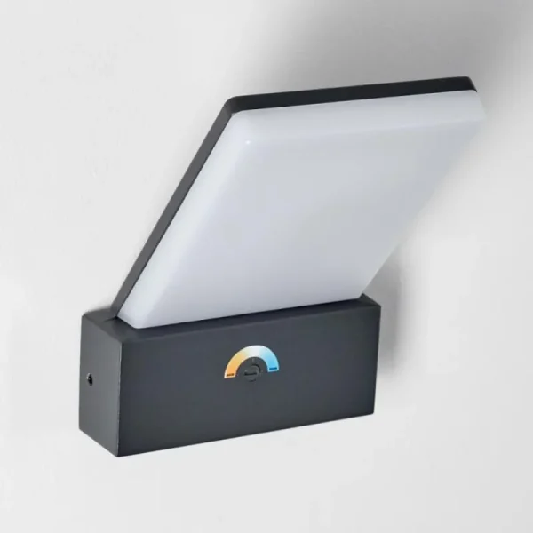 hofstein Applique murale d'extérieur Heraklion LED Anthracite, 1 lumière* Lampes Modernes
