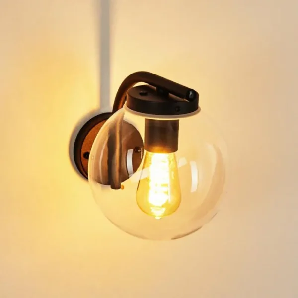 hofstein Applique murale d'extérieur Rombotten Noir, 1 lumière* Lampes Modernes