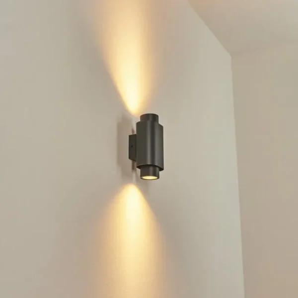 hofstein Applique murale d'extérieur Guampacha Anthracite, 2 lumières* Lampes Modernes