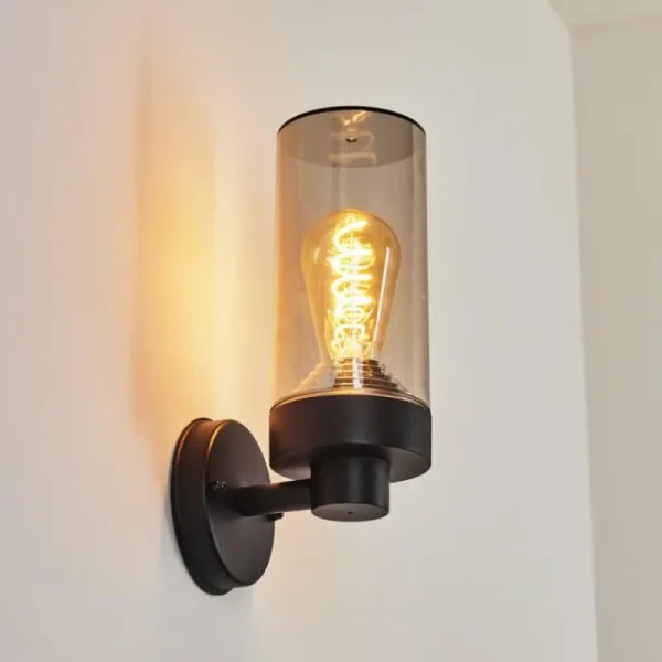 hofstein Applique murale d'extérieur Crantenoy Noir, 1 lumière* Lampes Modernes