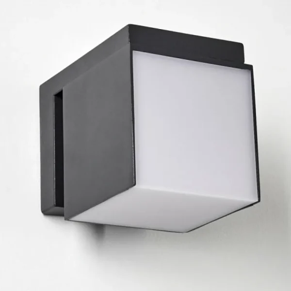 hofstein Applique murale d'extérieur Swanek LED Anthracite, 1 lumière* Lampes Modernes