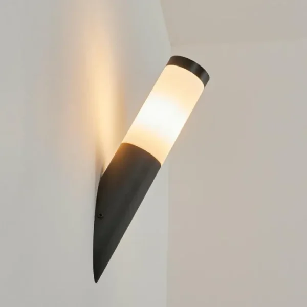 hofstein Applique murale d'extérieur Ruti Noir, 1 lumière* Lampes Modernes