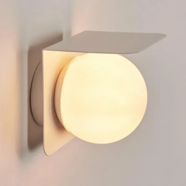 hofstein Applique murale d'extérieur Wimmis Blanc, 1 lumière* Lampes Modernes