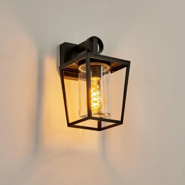 hofstein Applique murale d'extérieur Heinonen Noir, 1 lumière* Lampes Modernes
