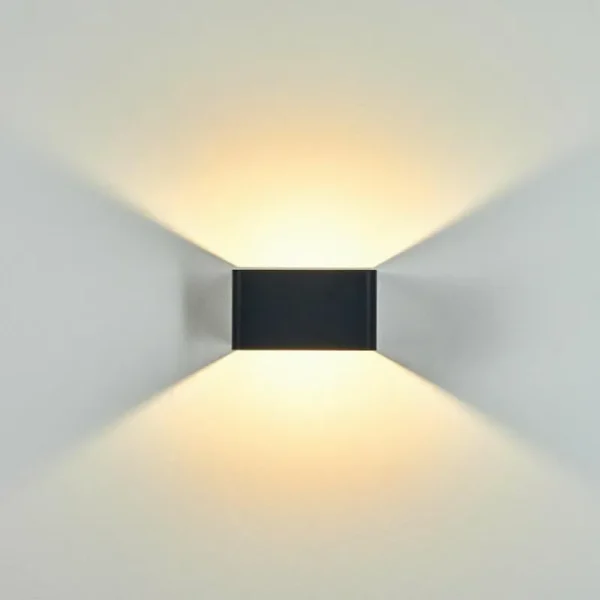 hofstein Applique murale d'extérieur Tématou LED Noir, 1 lumière* Lampes Modernes