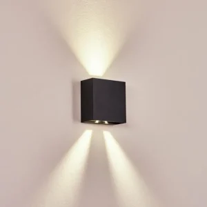 hofstein Applique murale d'extérieur Spidern LED Anthracite, 1 lumière* Lampes Modernes