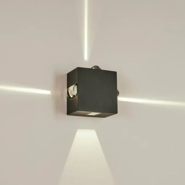 hofstein Applique murale d'extérieur Bedou LED Anthracite, 1 lumière* Lampes Modernes