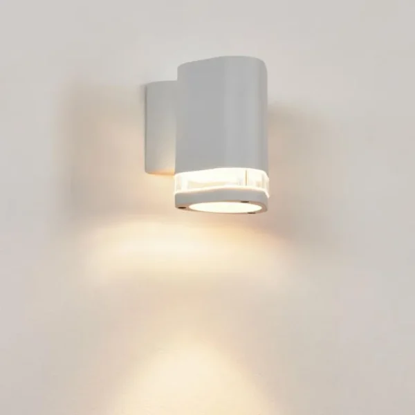 hofstein Applique murale d'extérieur Amyton Blanc, 1 lumière* Lampes Modernes