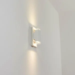 hofstein Applique murale d'extérieur Nabawa Blanc, 2 lumières* Lampes Modernes