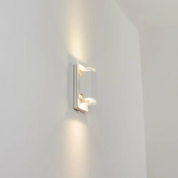 hofstein Applique murale d'extérieur Nabawa Blanc, 2 lumières* Lampes Modernes