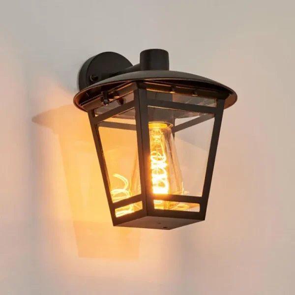 hofstein Applique murale d'extérieur Ausipar Noir, 1 lumière* Lampes Modernes
