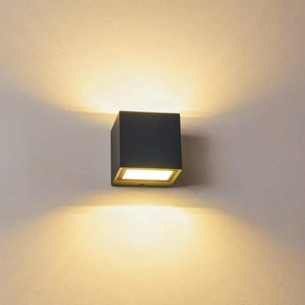 hofstein Applique murale d'extérieur Spidern LED Anthracite, 1 lumière* Lampes Modernes