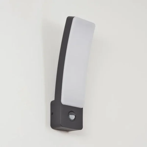 hofstein Applique murale d'extérieur Maseru LED Anthracite, 1 lumière, Détecteur de mouvement* Lampes Modernes