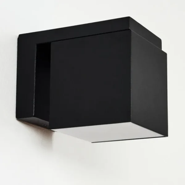 hofstein Applique murale d'extérieur Swanek LED Noir, 1 lumière* Lampes Modernes