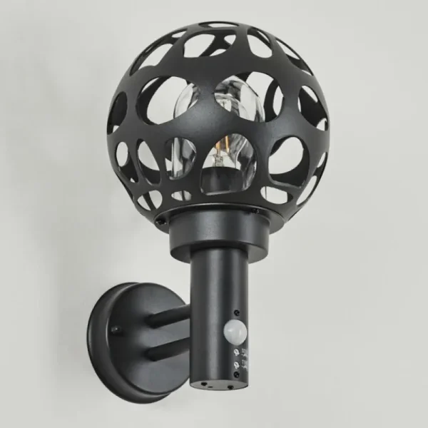 hofstein Applique murale d'extérieur Saaseg Anthracite, 1 lumière, Détecteur de mouvement* Lampes Modernes