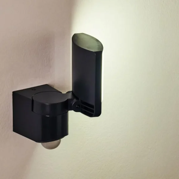 hofstein Applique murale d'extérieur Larvik LED Anthracite, 1 lumière, Détecteur de mouvement* Lampes Modernes