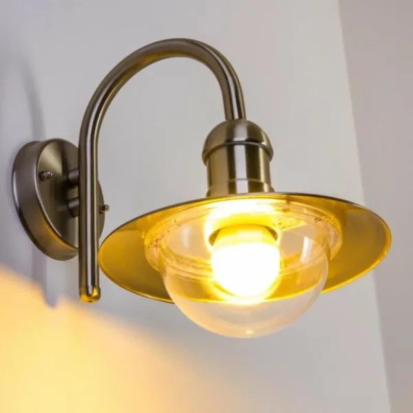 hofstein Applique murale d'extérieur Elima Acier inoxydable, 1 lumière* Lampes Modernes