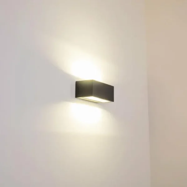 hofstein Applique murale d'extérieur GEMINI LED Anthracite, 1 lumière* Lampes Modernes