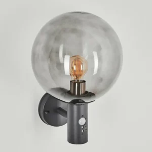hofstein Applique murale d'extérieur Bostarenga Anthracite, 1 lumière, Détecteur de mouvement* Lampes Modernes