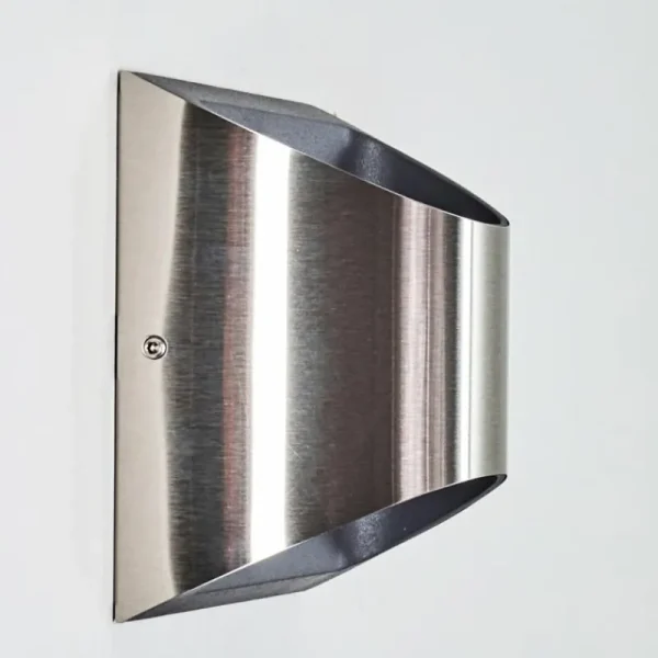 hofstein Applique murale d'extérieur Vano LED Nickel mat, 2 lumières* Lampes Modernes
