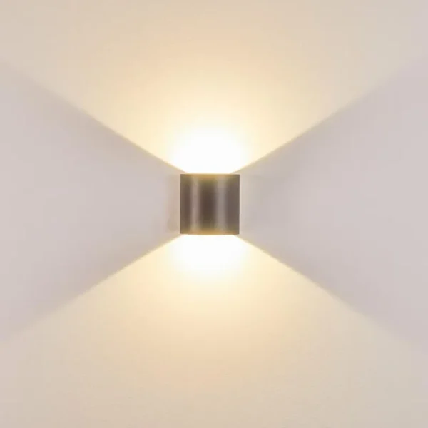 hofstein Applique murale d'extérieur Vikom LED Anthracite, 2 lumières* Lampes Modernes
