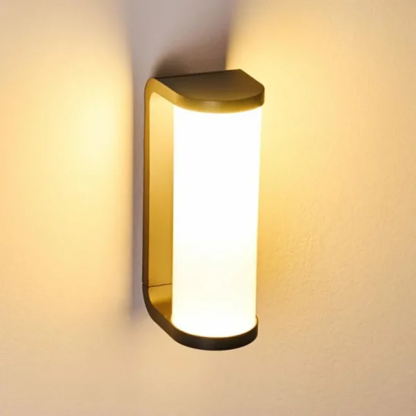 hofstein Applique murale d'extérieur Novelle LED Anthracite, 1 lumière* Lampes Modernes