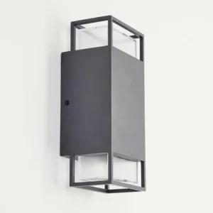 hofstein Applique murale d'extérieur Ramalhal Anthracite, 2 lumières* Lampes Modernes