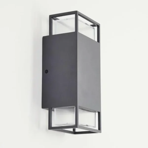 hofstein Applique murale d'extérieur Ramalhal Anthracite, 2 lumières* Lampes Modernes
