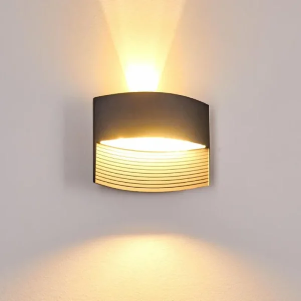 hofstein Applique murale d'extérieur Romo LED Anthracite, 1 lumière* Lampes Modernes