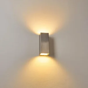 hofstein Applique murale d'extérieur Bogachiel LED Acier brossé, 1 lumière* Lampes Modernes