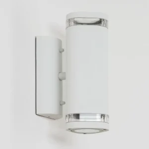 hofstein Applique murale d'extérieur Amyton Blanc, 2 lumières* Lampes Modernes
