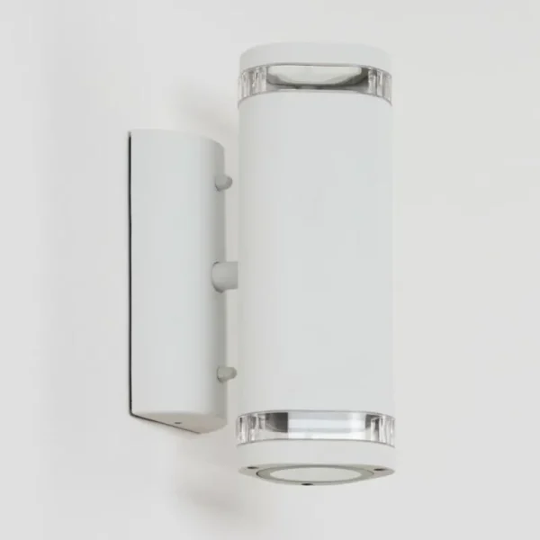 hofstein Applique murale d'extérieur Amyton Blanc, 2 lumières* Lampes Modernes