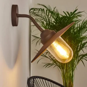 hofstein Applique murale d'extérieur Mijas Rouille, 1 lumière* Lampes Modernes
